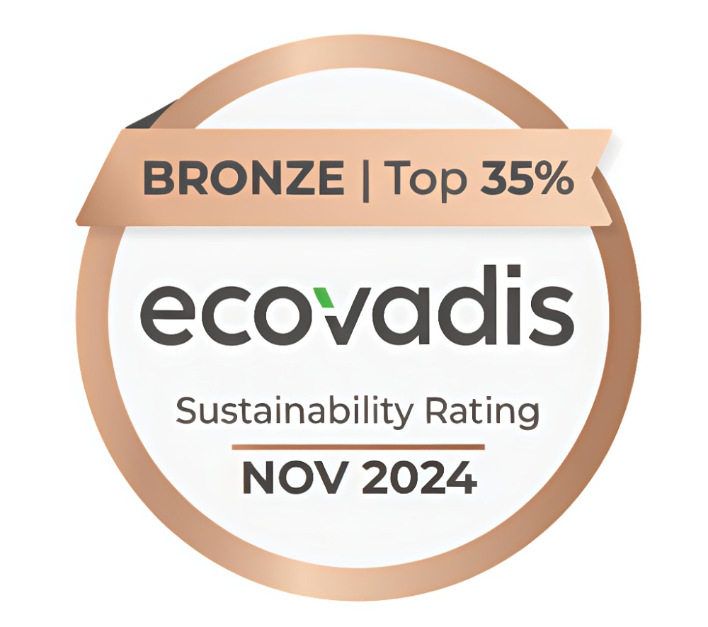 EcoVadis企業(yè)社會責(zé)任評估銅牌